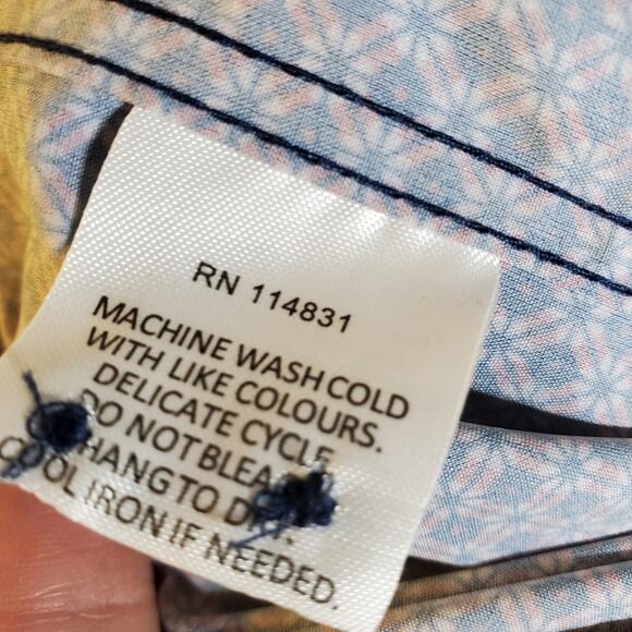 Con.struct slim Fit Colorful pattern moisture wisking 4-way Stretch casual shirt - Picture 5 of 7